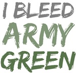 I Bleed Army Green Military T-shirts Gifts I Bleed Army Green Military T-shirts Gifts