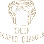 Chief Diaper Changer Mom T-shirts Gifts Chief Diaper Changer Mom T-shirts Gifts