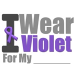 I Wear Violet Ribbon Hodgkin's Lymphoma T-Shirts I Wear Violet Ribbon Hodgkin's Lymphoma T-Shirts