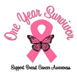 1 Year Breast Cancer Survivor T-Shirts 1 Year Breast Cancer Survivor T-Shirts