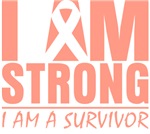 I am Strong Uterine Cancer Shirts I am Strong Uterine Cancer Shirts