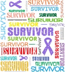 Survivor Colorful Hodgkin's Disease Shirts Survivor Colorful Hodgkin's Disease Shirts