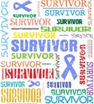 Survivor Colorful Esophageal Cancer Shirts Survivor Colorful Esophageal Cancer Shirts