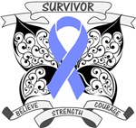Stomach Cancer Survivor Butterfly Shirts Stomach Cancer Survivor Butterfly Shirts