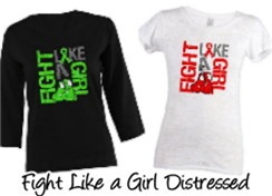 Fight Like a Girl Distressed Shirts Fight Like a Girl Distressed Shirts