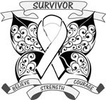 Lung Cancer Survivor Butterfly Shirts Lung Cancer Survivor Butterfly Shirts