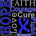 Hope Faith Courage Colon Cancer Shirts Hope Faith Courage Colon Cancer Shirts