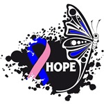Hope Grunge Butterfly Male Breast Cancer Shirts Hope Grunge Butterfly Male Breast Cancer Shirts