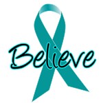 Ovarian Cancer Believe T-Shirts & Gifts Ovarian Cancer Believe T-Shirts & Gifts