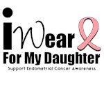 Endometrial Cancer (Daughter) T-Shirts Endometrial Cancer (Daughter) T-Shirts