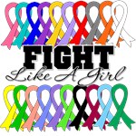 Fight Like A Girl Ribbons T-Shirts & Gifts Fight Like A Girl Ribbons T-Shirts & Gifts