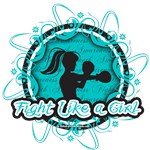 Ovarian Cancer Cool Fight Like A Girl Shirts Ovarian Cancer Cool Fight Like A Girl Shirts