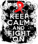 AIDS HIV Keep Calm Fight On Shirts AIDS HIV Keep Calm Fight On Shirts