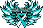 Cervical Cancer Heart Wings Shirts Cervical Cancer Heart Wings Shirts