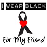 I Wear Black Ribbon For My Friend T-Shirts I Wear Black Ribbon For My Friend T-Shirts