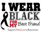 Melanoma I Wear Black For My Best Friend Shirts Melanoma I Wear Black For My Best Friend Shirts