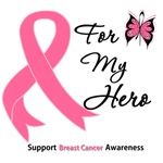 Breast Cancer For My Hero Shirts & Gifts Breast Cancer For My Hero Shirts & Gifts