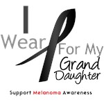 Melanoma I Wear Black Granddaughter Shirts Melanoma I Wear Black Granddaughter Shirts