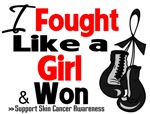 I Fought Like a Girl Skin Cancer Shirts I Fought Like a Girl Skin Cancer Shirts