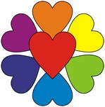 Valentine Rainbow Hearts t-shirts gifts Valentine Rainbow Hearts t-shirts gifts