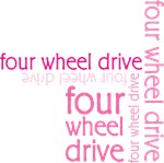 Pink Four Wheel Drive Girl T-shirts Gifts Pink Four Wheel Drive Girl T-shirts Gifts