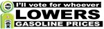 Lower Gas Prices Get My Vote T-shirts Gifts Lower Gas Prices Get My Vote T-shirts Gifts
