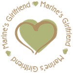 Marine's Girlfriend Heart Design T-shirts Gifts Marine's Girlfriend Heart Design T-shirts Gifts