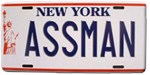 Seinfeld - Assman License Plate Seinfeld - Assman License Plate