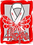 Hope Butterfly Bone Cancer Ribbon Shirts Hope Butterfly Bone Cancer Ribbon Shirts