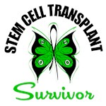 Stem Cell Transplant Survivor Butterfly T-Shirts Stem Cell Transplant Survivor Butterfly T-Shirts
