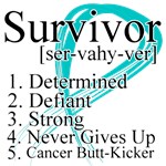 Survivor Definition Ovarian Cancer Shirts Survivor Definition Ovarian Cancer Shirts