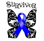 Butterfly Colon Cancer Survivor Shirts Butterfly Colon Cancer Survivor Shirts