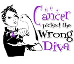 Pancreatic Cancer Picked The Wrong Diva Shirts Pancreatic Cancer Picked The Wrong Diva Shirts