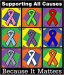 Supporting All Causes - Cancer Awareness Shirts Supporting All Causes - Cancer Awareness Shirts