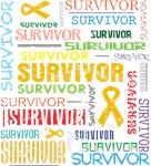 Survivor Colorful Appendix Cancer Shirts Survivor Colorful Appendix Cancer Shirts