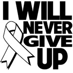 I Will Never Give Up Lung Cancer Shirts I Will Never Give Up Lung Cancer Shirts