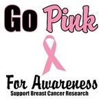 Go Pink For Breast Cancer Awareness T-Shirts Go Pink For Breast Cancer Awareness T-Shirts
