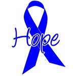 Hope Blue Ribbon T-Shirts & Gifts Hope Blue Ribbon T-Shirts & Gifts