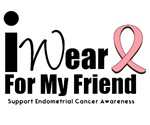 Endometrial Cancer (Friend) T-Shirts Endometrial Cancer (Friend) T-Shirts