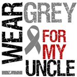 I Wear Grey (Uncle) Brain Cancer T-Shirts I Wear Grey (Uncle) Brain Cancer T-Shirts