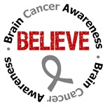 Brain Cancer Believe Shirts & Gifts Brain Cancer Believe Shirts & Gifts