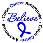 Colon Cancer Believe Shirts & Gifts Colon Cancer Believe Shirts & Gifts