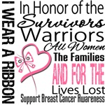 Breast Cancer In Honor Ribbon Shirts & Gifts Breast Cancer In Honor Ribbon Shirts & Gifts