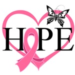 Breast Cancer Heart Decor Breast Cancer Heart Decor