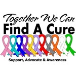 Together We Can Find A Cure Shirts Together We Can Find A Cure Shirts