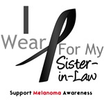 Melanoma I Wear Black For My Sister-in-Law Shirts Melanoma I Wear Black For My Sister-in-Law Shirts