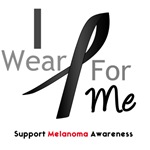 Melanoma I Wear Black For Me Shirts Melanoma I Wear Black For Me Shirts