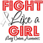 Lung Cancer Fight Like a Girl Shirts Lung Cancer Fight Like a Girl Shirts