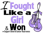 I Fought Like a Girl General Cancer Shirts I Fought Like a Girl General Cancer Shirts