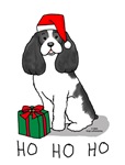 Christmas Black Parti Cocker